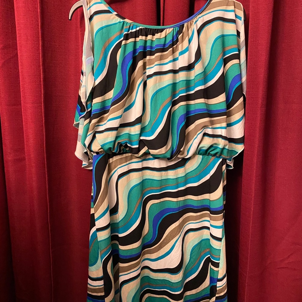 Jonathan Martin-Polyester‎ Dress-Size: Large